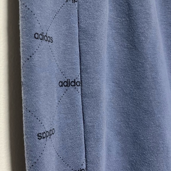 Adidas Men’s Blue Joggers Size Large - Logo Side Stripe, Athletic Fit - Picture 12 of 12